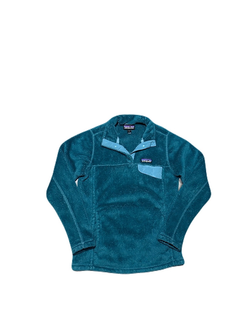 Patagonia Retool Snap T Pullover Fleece Women’s XS Tidepool Blue Gorpcore